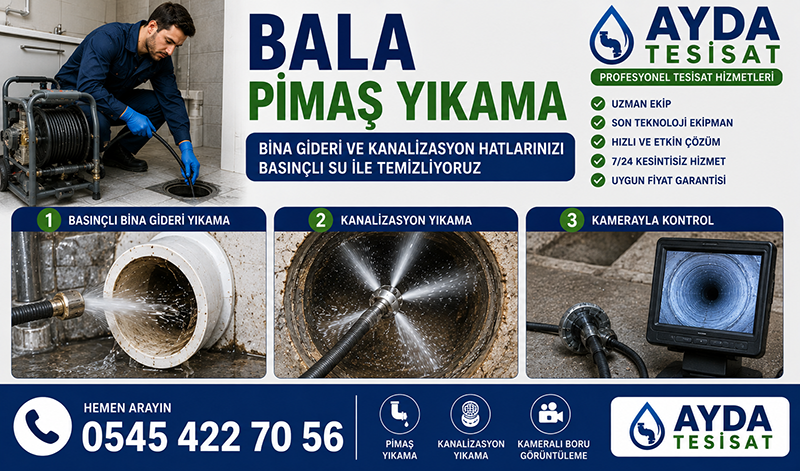 Bala Pimaş Yıkama