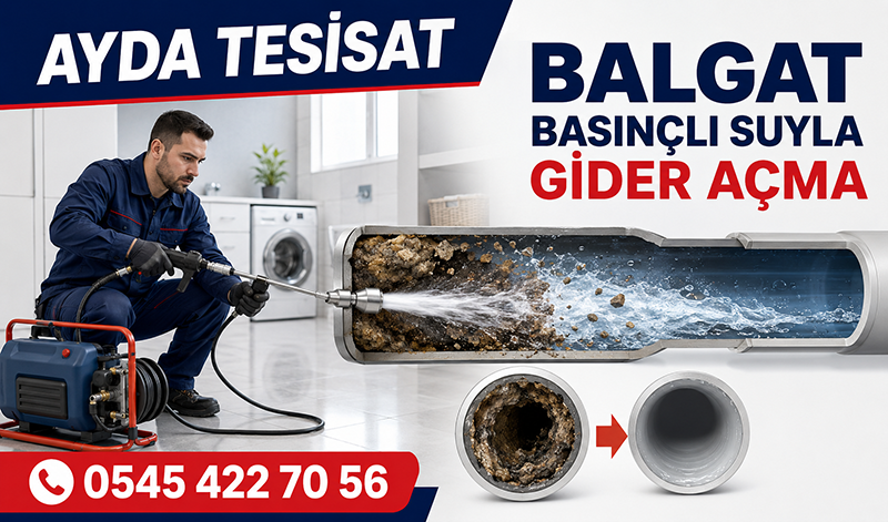 Balgat Basınçlı Suyla Gider Açma