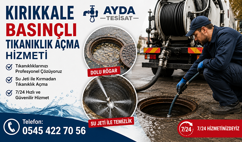 Basınçlı Suyla Gider Açma Elmadağ