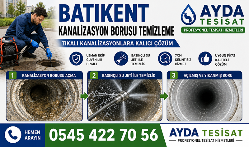 Batıkent Gider Borusu Temizleme