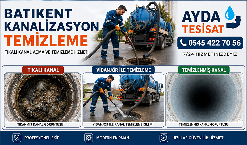 Batıkent Kanalizasyon Temizleme