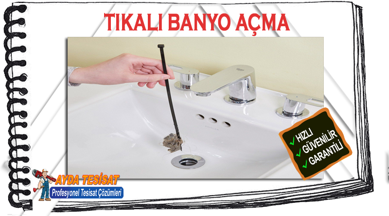 Batıkent Tıkalı Banyo Gideri Açma