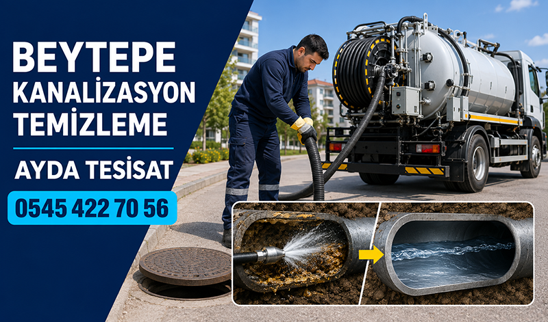Beytepe Kanalizasyon Temizleme