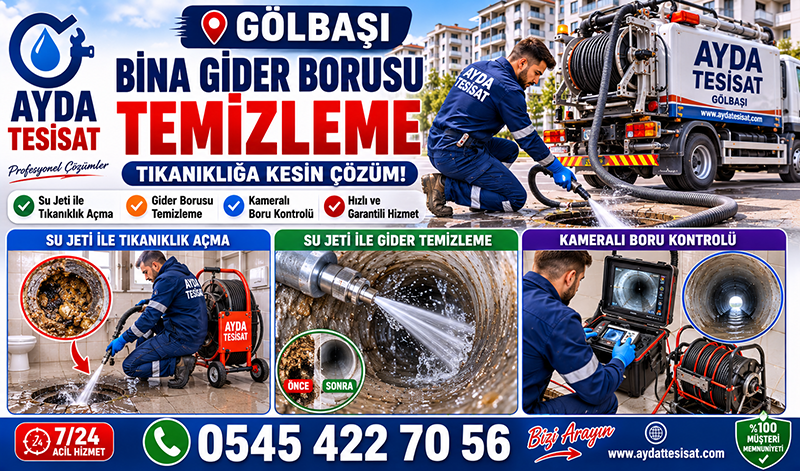 Bina Gider Borusu Temizleme