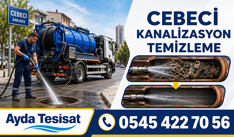 Cebeci Kanalizasyon Temizleme