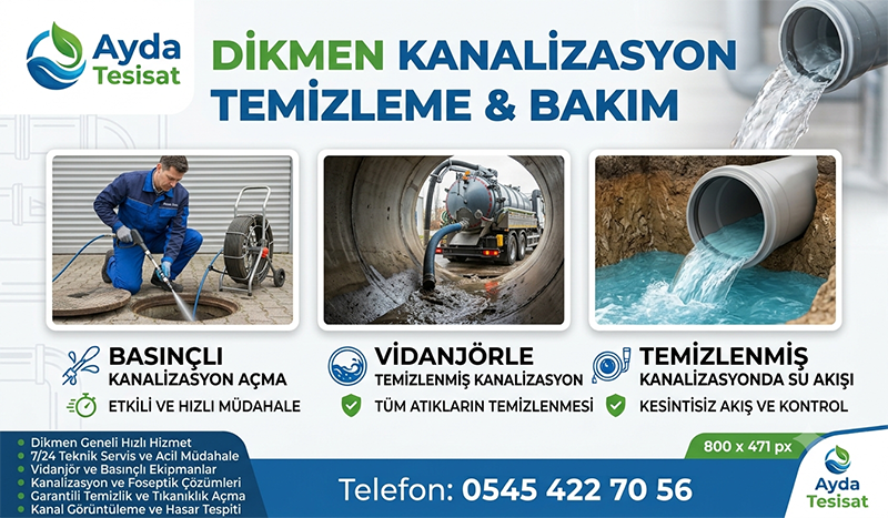 Dikmen Kanalizasyon Temizleme