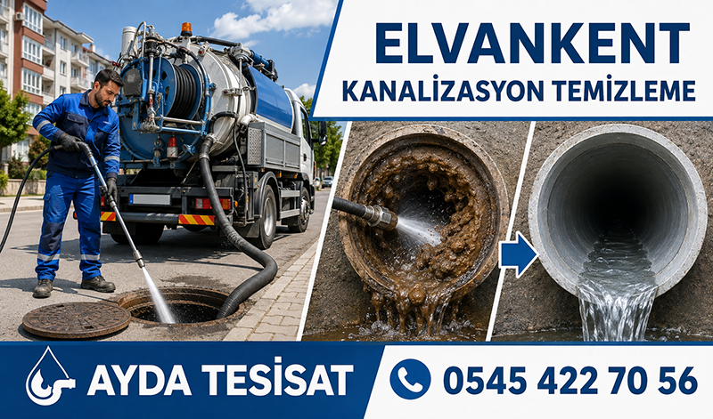 Elvankent Kanalizasyon Temizleme