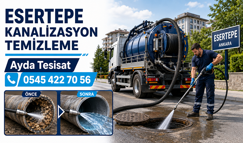 Esertepe Kanalizasyon Temizleme