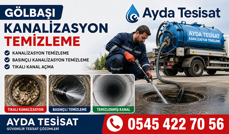 Gölbaşı Kanalizasyon Temizleme