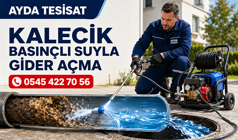 Kalecik Basınçlı Suyla Gider Açma