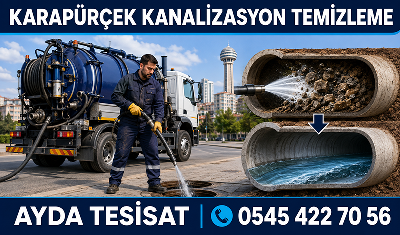 Karapürçek Kanalizasyon Temizleme
