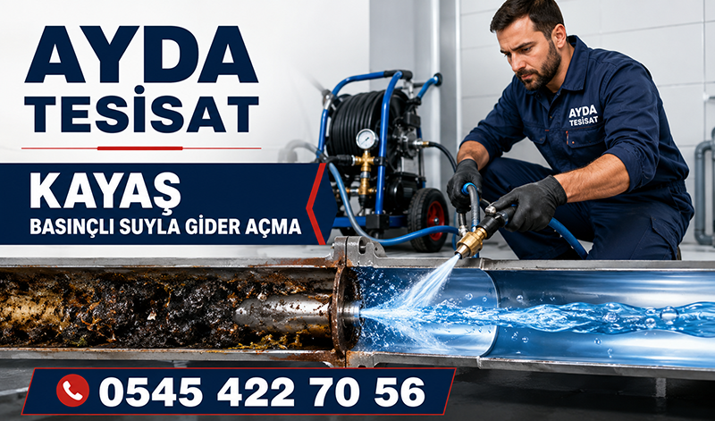 Kayaş Basınçlı Suyla Gider Açma