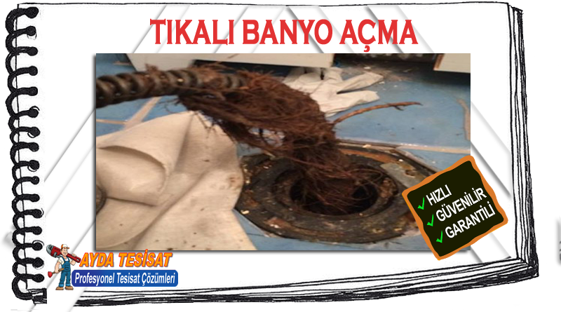 Keçiören Tıkalı Banyo Gideri Açma