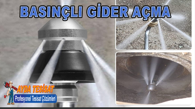 Keçiören basınçlı suyla gider açma