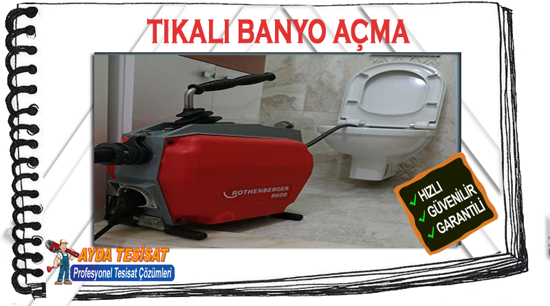 Kızılay Tıkalı Banyo Gideri Açma