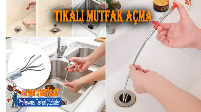 Kızılay Tıkalı Mutfak Gideri Açma