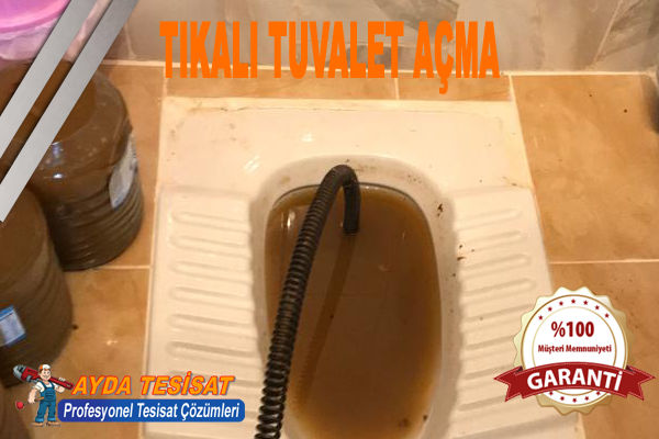 Kızılay Tıkalı Tuvalet Açma