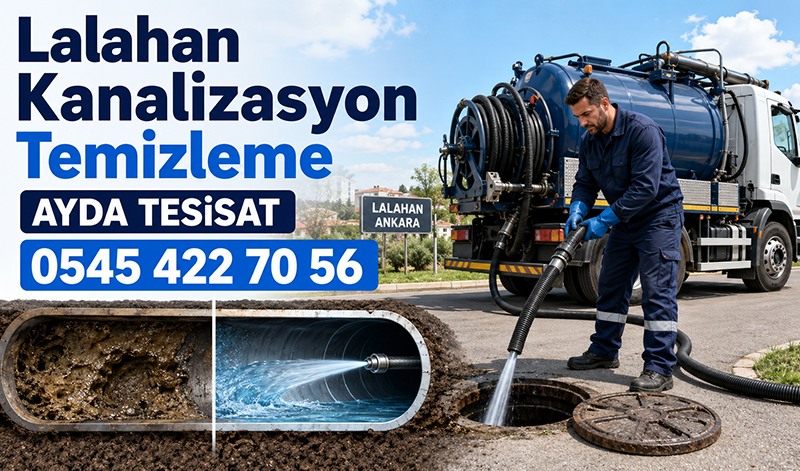 Lalahan Kanalizasyon Temizleme