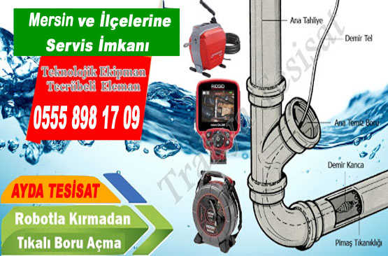 Mersin Tıkalı Gider Açma