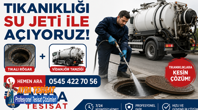 Malıköy Basınçlı Suyla Gider Açma