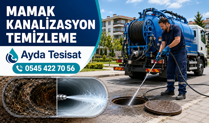 Mamak Kanalizasyon Temizleme
