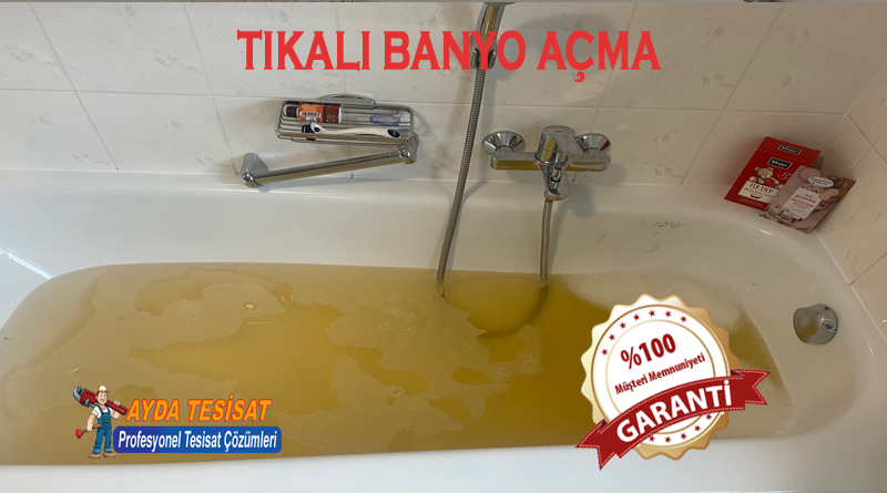 Oran Tıkalı Banyo Gideri Açma