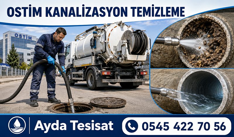 Ostim Kanalizasyon Temizleme