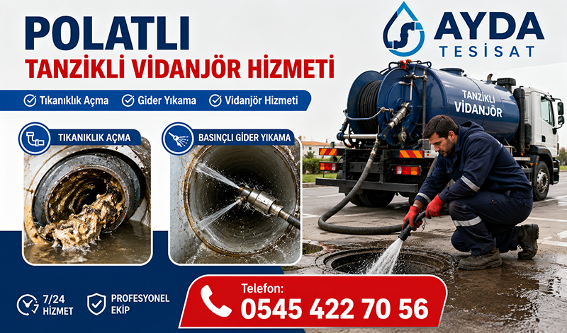 Polatlı vidanjör hizmeti