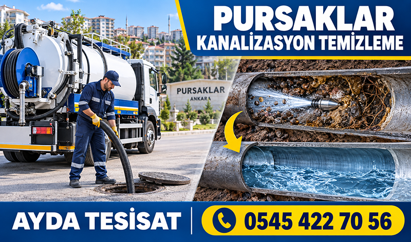 Pursaklar Kanalizasyon Temizleme