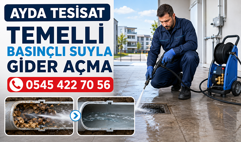 Temelli Basınçlı Suyla Gider Açma
