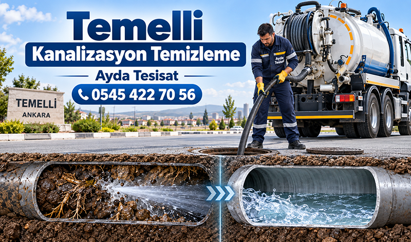 Temelli Kanalizasyon Temizleme