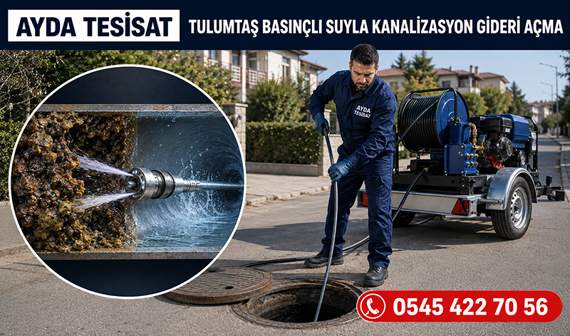 Tulumtaş Basınçlı Suyla Gider Açma