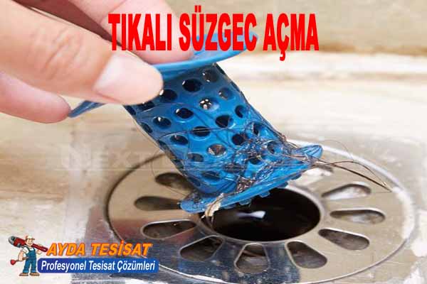 Tulumtaş Tıkalı Süzgeç Açma