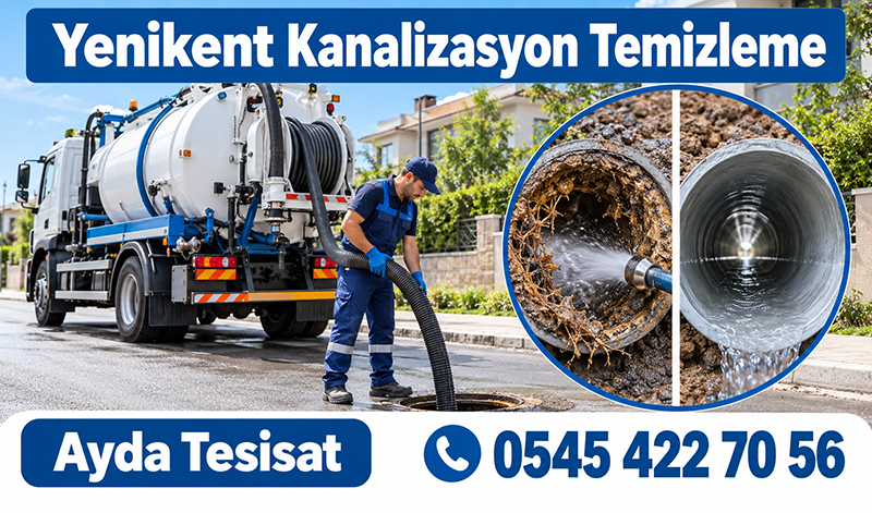 Yenikent Kanalizasyon Temizleme