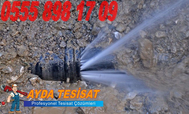 ANA ŞEBEKE BORUSU SU KAÇAĞI BULMA