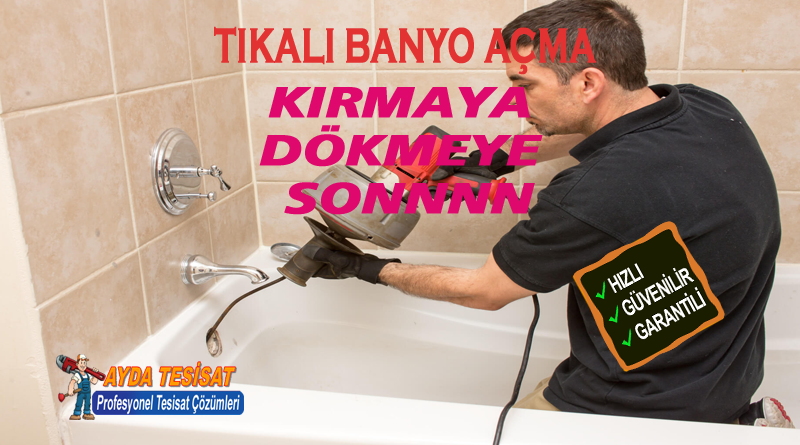 Çayyolu Tıkalı Banyo Gideri Açma