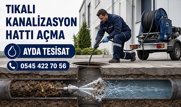 Şereflikoçhisar Basınçlı Suyla Gider Açma