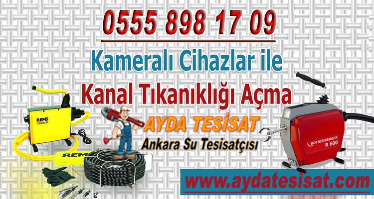 Ankara Kameralı Kanal Açma