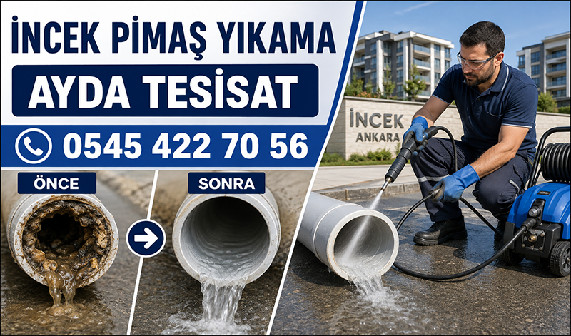 İncek Pimaş Yıkama