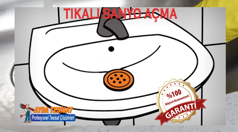 İncek Tıkalı Banyo Gideri Açma