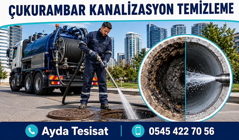 Çukurambar Kanalizasyon Temizleme